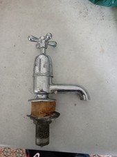 Vintage Chrome Bib Tap Hot Tap 6 1/2 inch length Rare