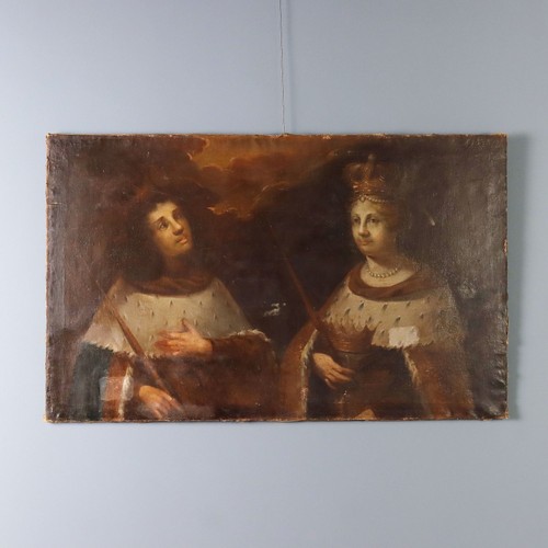 Antique painting portraits - antique, of