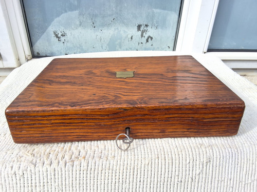 Antique wooden canteen storage - wooden,