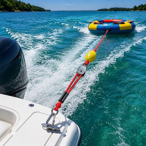 Boat tow harness for tubing - tow,