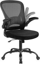 READ DESCRIPTION! Mesh Office Chair Ergonomic Home Office Desk Chair Flip Arms