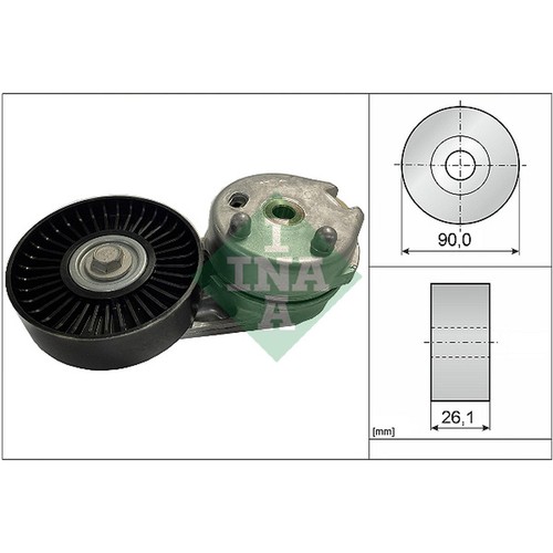 Multi belt tensioner - multi-v,