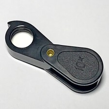 10x glass loupe magnifier soviet USSR VINTAGE (analog Carl Zeiss)