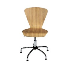 Nowy Styl: Wooden Operators Chair in Original Oak Wood