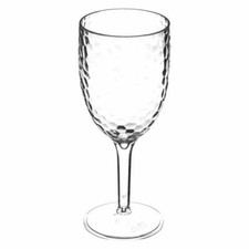 5five Simply Smart wine glass Estiva hammered look, plastic, 350 ml