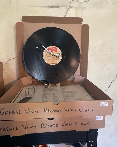 Vinyl wall clock - wall,