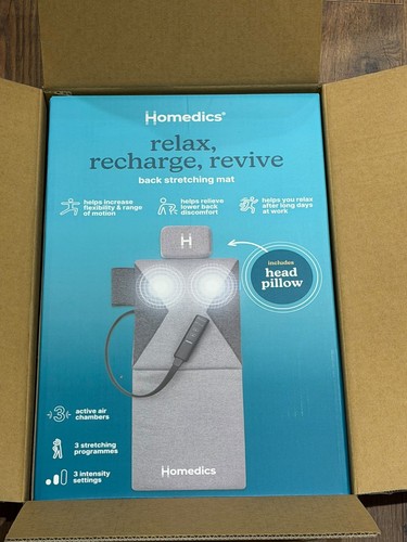 Homedics back stretching mat - back,