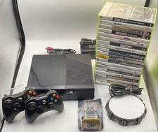 Xbox 360 E 250GB Console Bundle 2 Controllers 20 Games Skylander Portal VGC