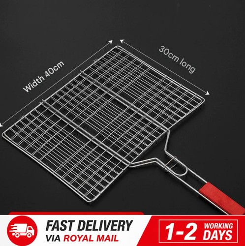 Bbq long handle grill basket - bbq,