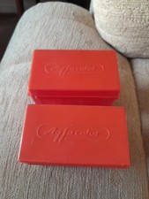 Two Small  Vintage Orange