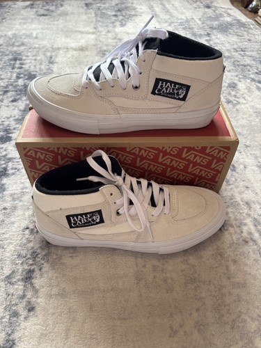 Mens vans skate half cab - vans, blanc