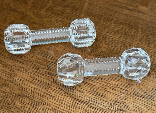 Vintage crystal knife - crystal,