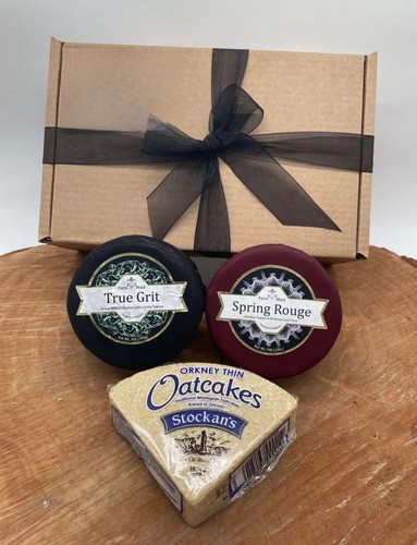 Cheese hamper waxed truckles - hamper,