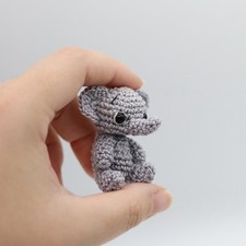 Handmade crochet elephant toy - crochet,