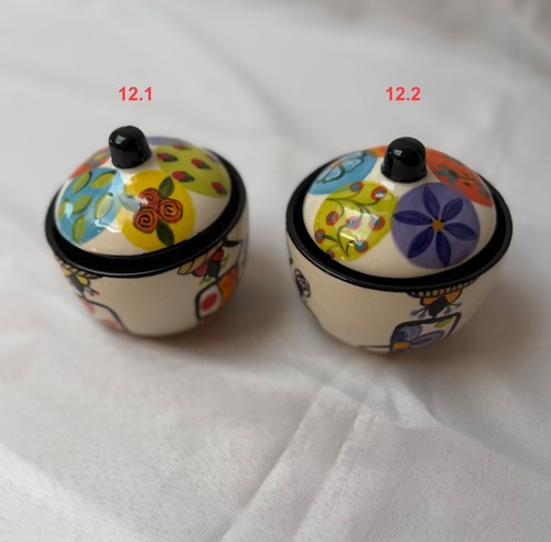 Sugar bowl hand painted - bowl,