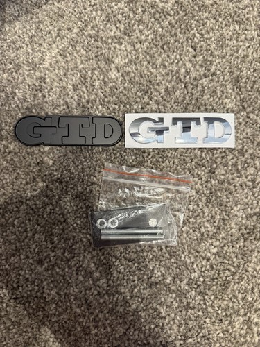 Volkswagen gtd badge front - badge,