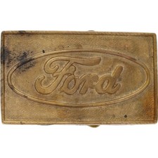 Brass Ford Vintage Belt Buckle