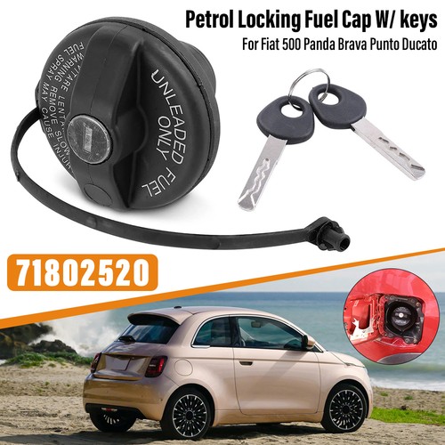 Petrol locking fuel cap - cap, w/