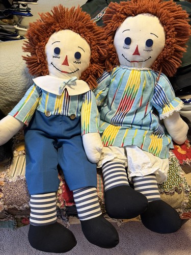 Vintage raggedy ann andy - 32",