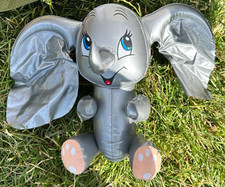 Vintage Inflatable Elephant Toy ~ 1970s Taiwan ~ BNIP