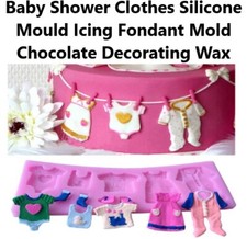 Baby Shower Clothes Silicone