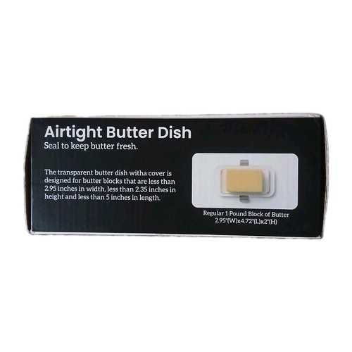 Airtight butter dish - airtight,