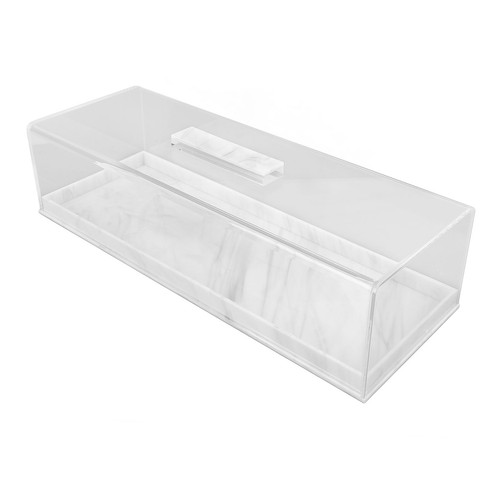 Rectangular cake tray marble - rectangular,