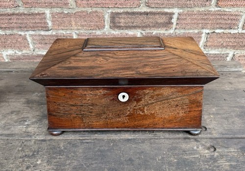 Antique rosewood sarcophagus - rosewood,