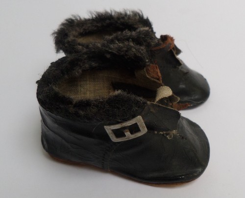 Old german doll boots - doll,