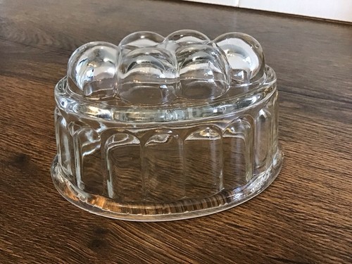 Vintage glass jelly mould - vintage,