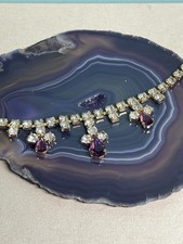 Vintage Rhinestone & Amythest