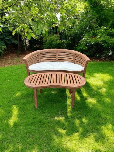 Teak banana curved garden - banana,