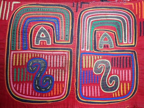 Kuna indian mola - mola, textile