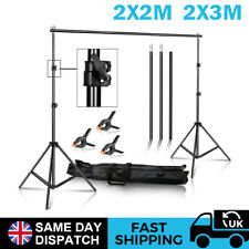Photography Studio Heavy Duty Backdrop Stand Screen Background Support Kit+Case