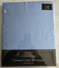 BHS Maison Blue Combed Cotton