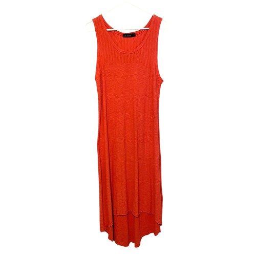 Cut loose woman orange linen - loose,