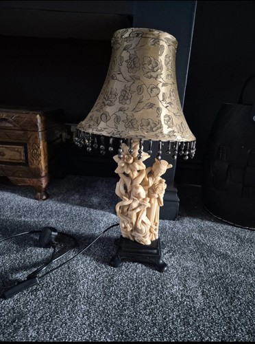 Vintage table lamp oriental - vintage,