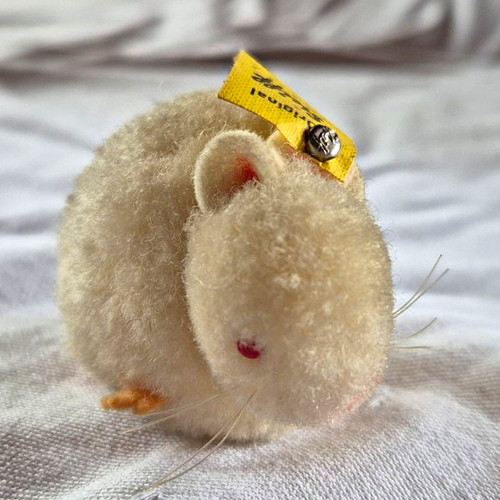 Steiff mouse with button - steiff,
