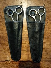 Two X Razorline 8.5" Japanese Streel SUS440C Grooming Scissors In Pouches