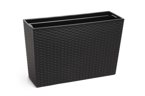 Large tall rattan - rattan, planter