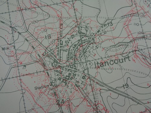 Ww1 british trench map - british,