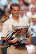 Stefan Edberg Tennis Player Wimbledon Signed 7.5 x 5 Photograph 2 *With COA*