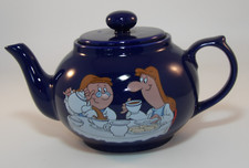 Wade Lyons Tetley Tea Folk 1.5 Pint Teapot Gaffer & Sidney 1990s Lot A Excellent