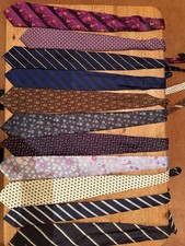 Gents Silk Ties Duchamp , Jaeger Paul Shark, Zenga, Tyrwhitt Marks Autograph