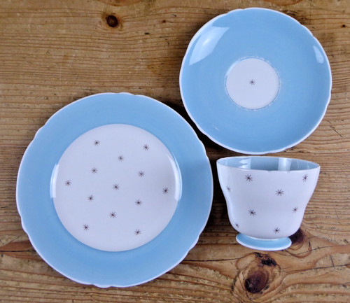 1960 shelley china blue - 1960's, pole