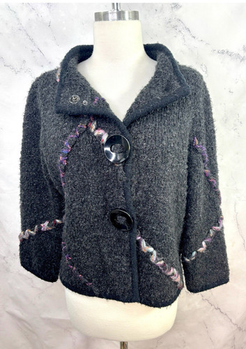 Vtg 90s crop cardigan - 90s,