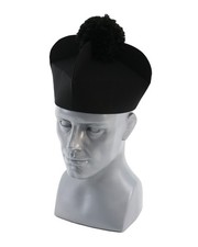 Black biretta with 4 horns