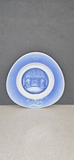 Denmark Pottery Carlsberg Advertising Ashtray, Blue & White 16 X 16 X 3cm. VINT