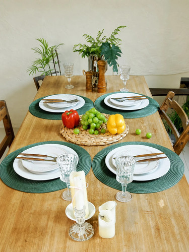 Woven table place - table, large