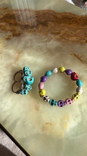 Topshop skull bracelet and - skull,